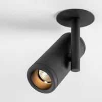 modular lighting -   spot encastrable médard noir structuré  métal